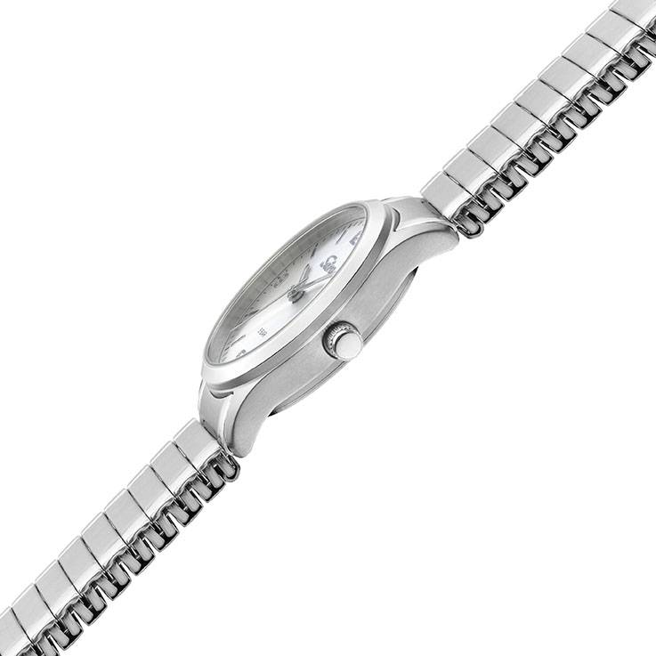 SELVA SELVA Quarz-Armbanduhr mit Zugband, Zifferblatt schwarz Ø 27mm