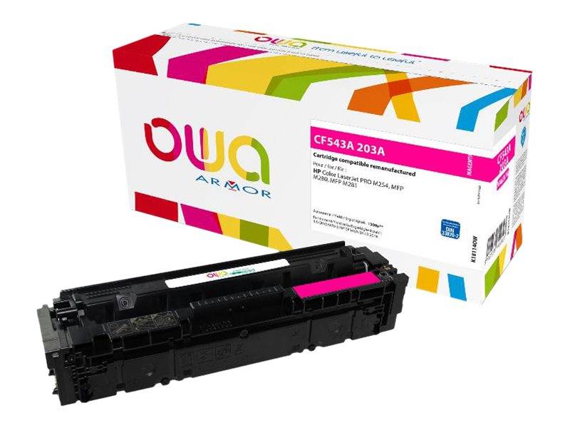 ARMOR - OWA - Magenta - kompatibel - Tonerpatrone (Alternative zu: HP 203A, HP CF543A)