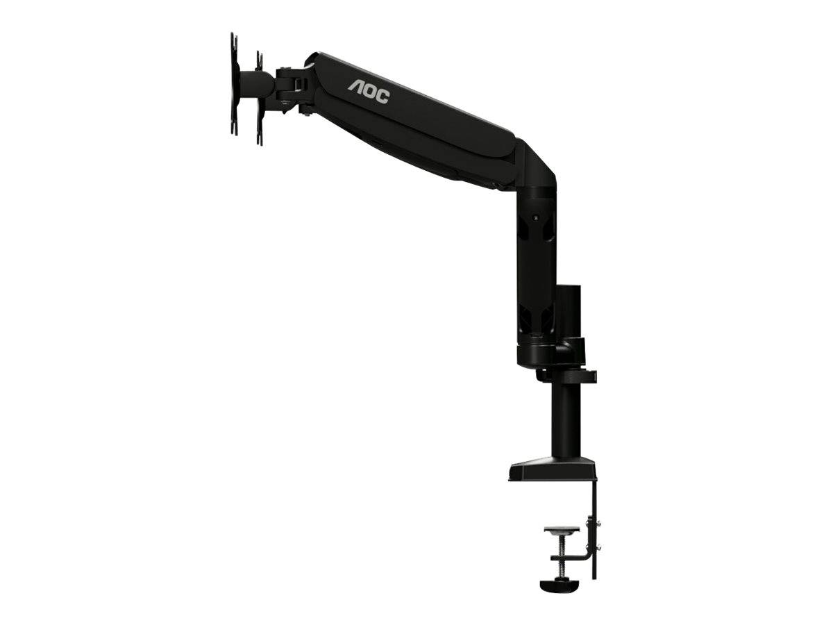 AOC AD110D0 - Befestigungskit - einstellbarer Arm - für 2 LCD-Displays - Aluminiumlegierung - Schwarz - Bildschirmgröße: