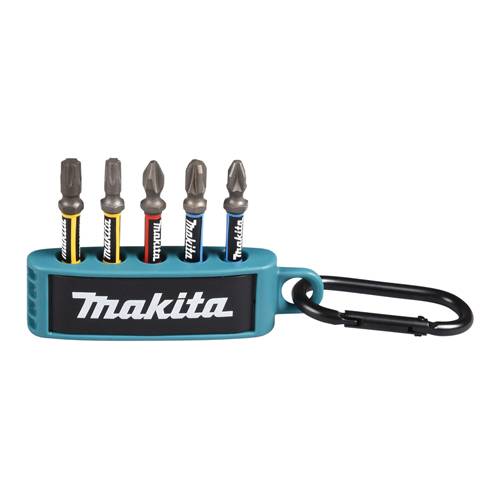 MAKITA E-13568 - Torsion Bit-Set Impact Premier (5-teilig | incl. Karabinerhaken)