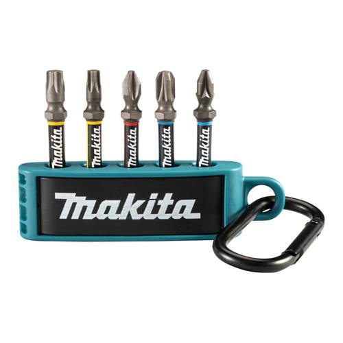 MAKITA E-13568 - Torsion Bit-Set Impact Premier (5-teilig | incl. Karabinerhaken)