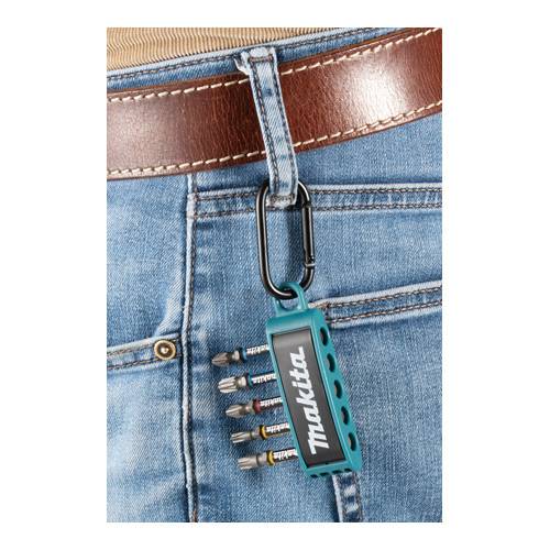 MAKITA E-13568 - Torsion Bit-Set Impact Premier (5-teilig | incl. Karabinerhaken)