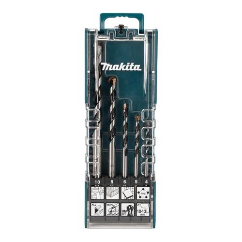 MAKITA E-14255 - TCT Multibohrer-Set passend für Akku-Schlagbohrschrauber DHP453 (5-teilig | inkl. Box)