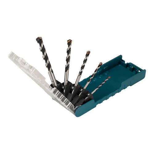 MAKITA E-14255 - TCT Multibohrer-Set passend für Akku-Schlagbohrschrauber DHP453 (5-teilig | inkl. Box)