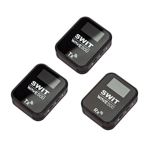 SWIT ELECTRONICS WAVE500 - Dual Channel Wireless Mikrofon mit Receiver & Transmitter (Zweikanalige Aufzeichnung |