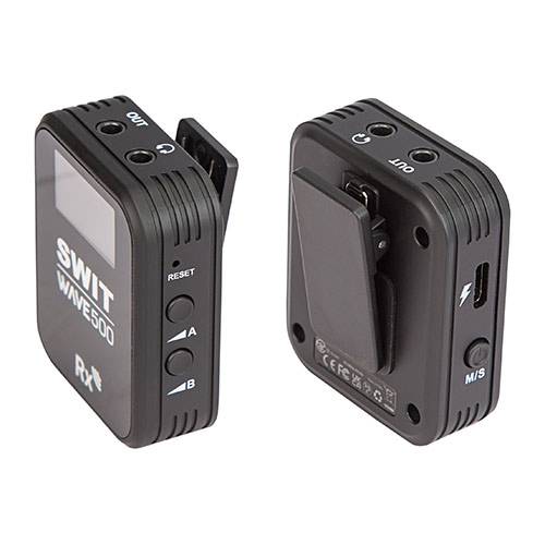 SWIT ELECTRONICS WAVE500 - Dual Channel Wireless Mikrofon mit Receiver & Transmitter (Zweikanalige Aufzeichnung |
