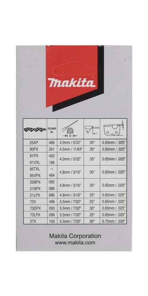 makita Sägekette 191H01-8 L.30cm HM Teilung 3/8Zoll