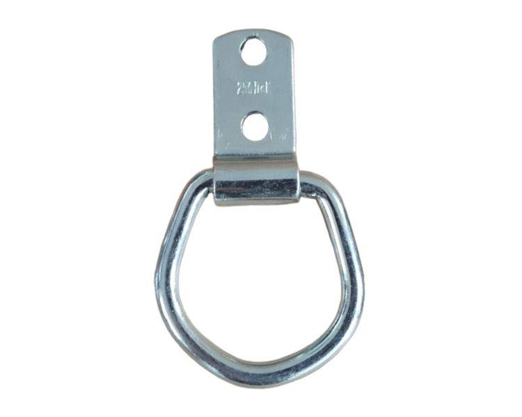 10 Stück - Zurring - Zurröse Lasche Aufbauring - Lasche verzinkt max. Belastung 250daN