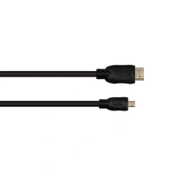 HDMI 2.0b Kabel, Stecker (Typ A) an Mirco Stecker (Typ D), 4K / UHD @60Hz, 18 Gbit/s, schwarz, 1,5m HDMI 2.0b Kabel, Stecker (Typ A) an Mirco Stecker (Typ D), 4K / UHD @60Hz, 18 Gbit/s, schwarz, 1,5m