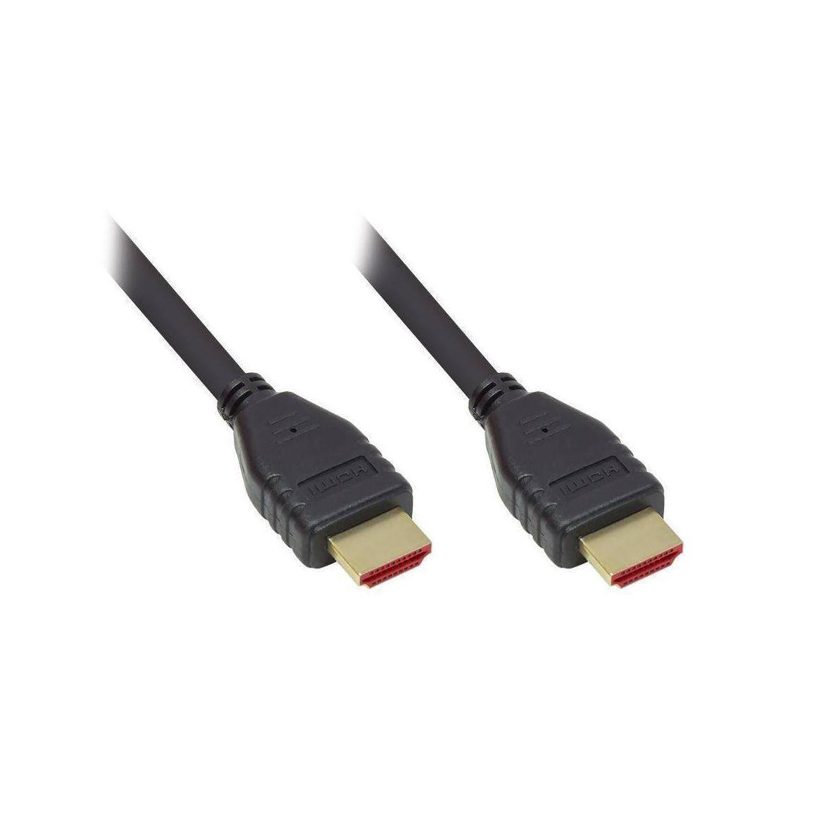SO-38177 - Ultra-High-Speed HDMI 2.1 Kabel, 8K UHD-2 4K UHD, CU, schw., 1m