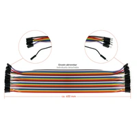 kabelmeister® Jumper Wire 40-Pin trennbare Adern für Arduino, Raspberry Pi etc., 3er-Set (BU-BU/ST-BU/ST-ST), 40cm kabelmeister® Jumper Wire 40-Pin trennbare Adern für Arduino, Raspberry Pi etc., 3er-Set (BU-BU/ST-BU/ST-ST), 40cm