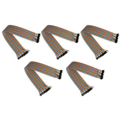 kabelmeister® Jumper Wire 40-Pin trennbare Adern für Arduino, Raspberry Pi etc., Stecker an Buchse, 5er-Set, 40cm kabelmeister® Jumper Wire 40-Pin trennbare Adern für Arduino, Raspberry Pi etc., Stecker an Buchse, 5er-Set, 40cm