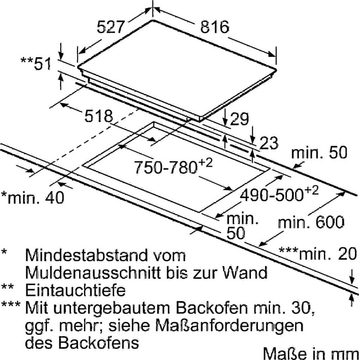 Bosch MDA EB-Autark-Kochfeld Indukt. PXY875DC1E