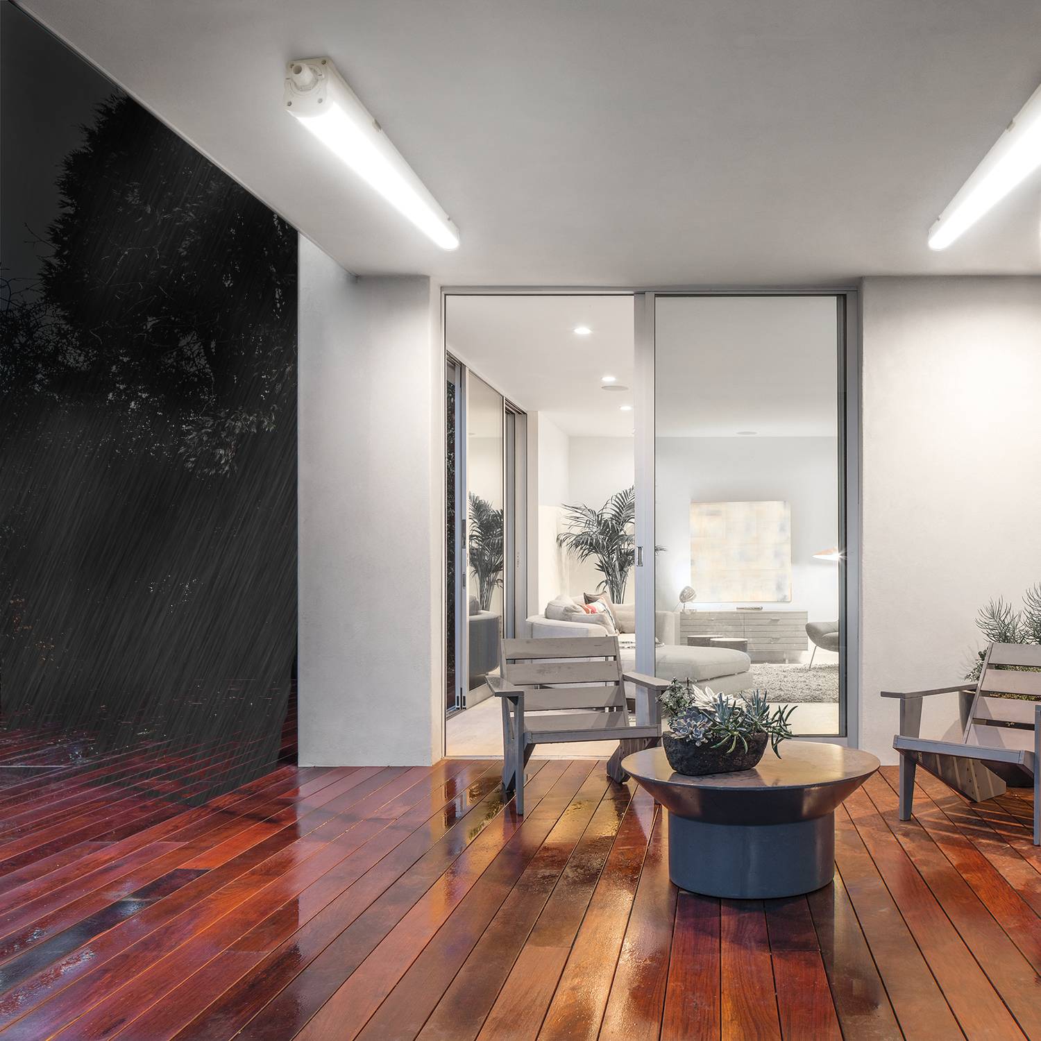 Engel Exton Plus 120cm LED-Feuchtraumleuchte 35W 4550lm IP65