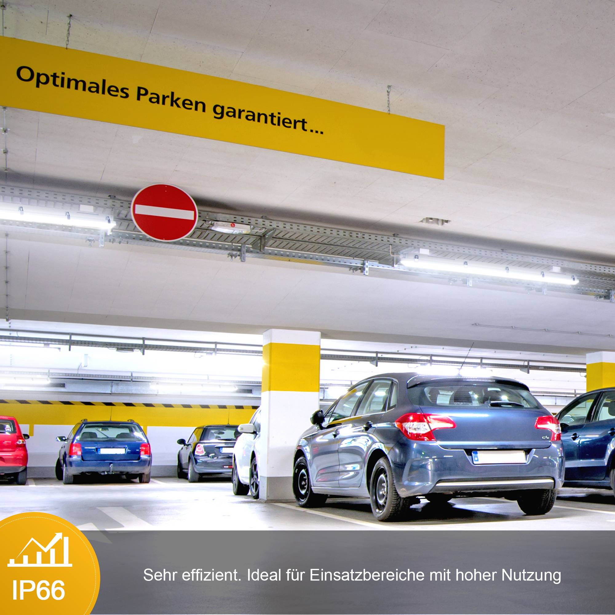 Engel Quinton 120cm LED-Feuchtraumleuchte 32W 4800lm IP66