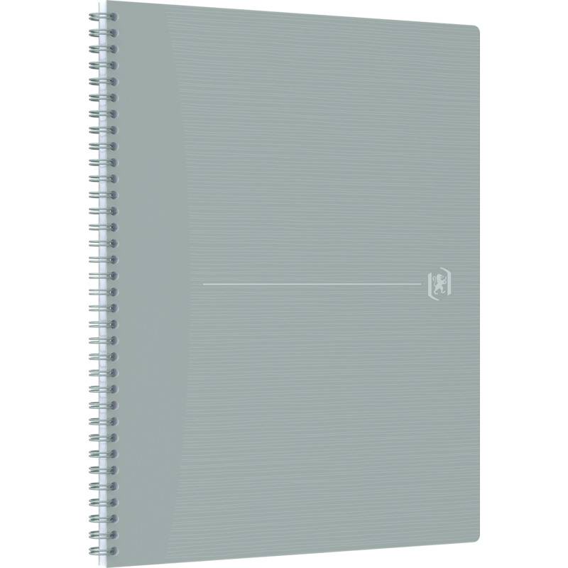 Oxford Sprialbuch Origins, DIN A4, kariert, grau