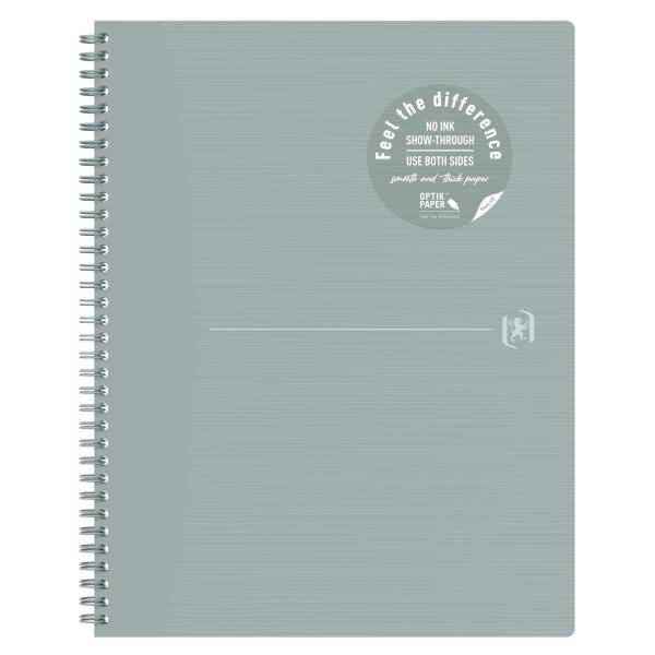 Notizbuch Origins 400150008 A4+ 70 Blatt grau kariert