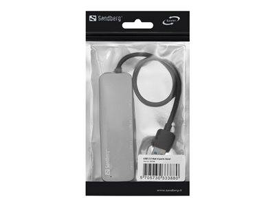 SANDBERG USB 3.0 Hub 4 ports SAVER Eingabe / Ausgabe Dockingstations und Hubs