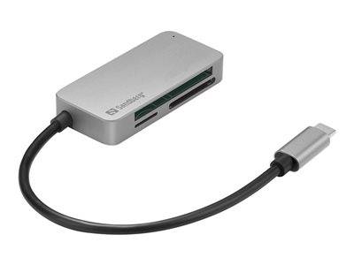 SANDBERG USB-C Multi Card Reader Pro Peripheriegeräte & Zubehör USB-Kartenleser