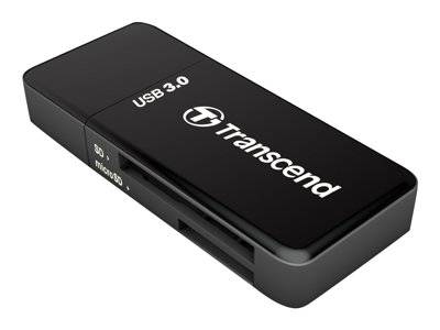 TRANSCEND RDF5 Card Reader USB 3.0 schwa Peripheriegeräte & Zubehör USB-Kartenleser