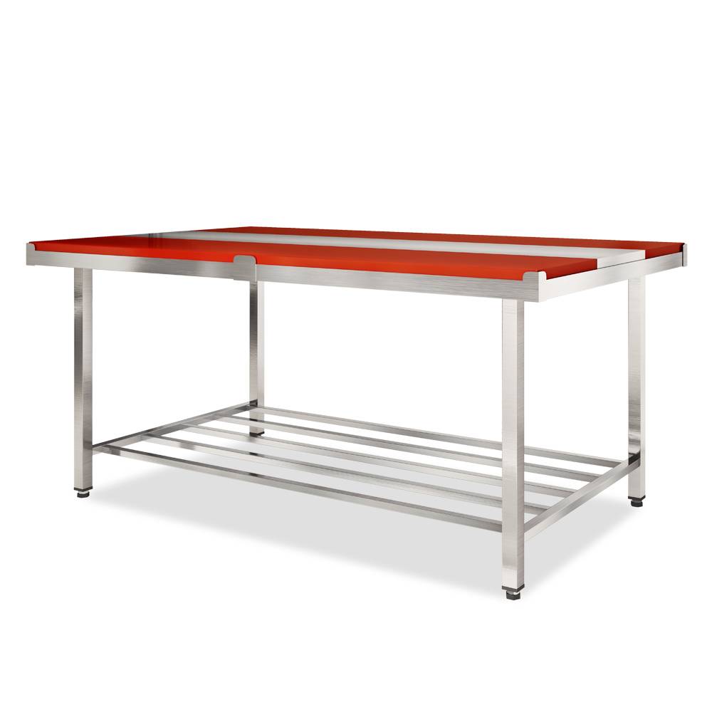 ETERNASOLID Doppelstufentisch, 240 x 120 x 90 cm (BxTxH)