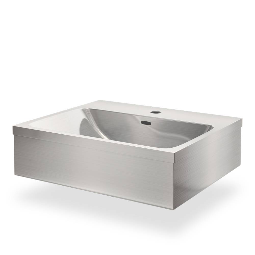 ETERNASOLID Handwaschbecken, mit 3-seitiger Verkleidung