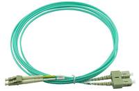 BLUEOPTICS - Duplex LWL Patchkabel LC-SC Multimode OM3 10 Meter