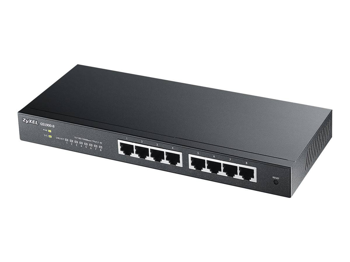 Zyxel GS1900-8 - Switch - Smart - 8 x 10/100/1000