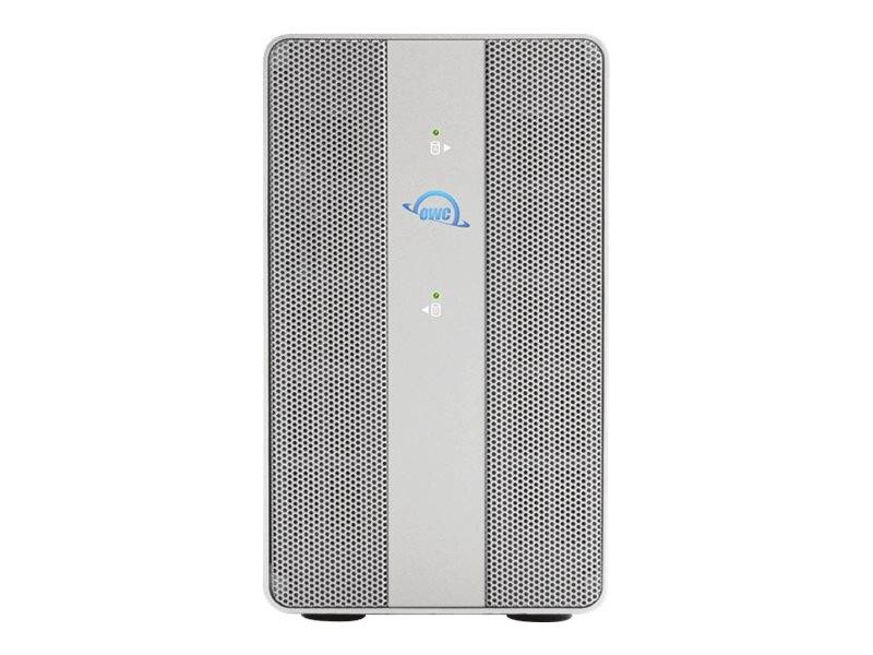 OWC Mercury Elite Pro Dual with 3-Port Hub - Festplatten-Array - 2 Schächte (SAT
