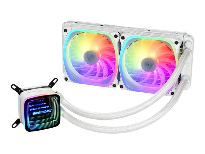 Enermax Aquafusion ADV series ELC-AQFA240-SQA-W - Prozessor-Flüssigkeitskühlsystem - 240 mm cpu-Flüssigkeitskühler - (fü