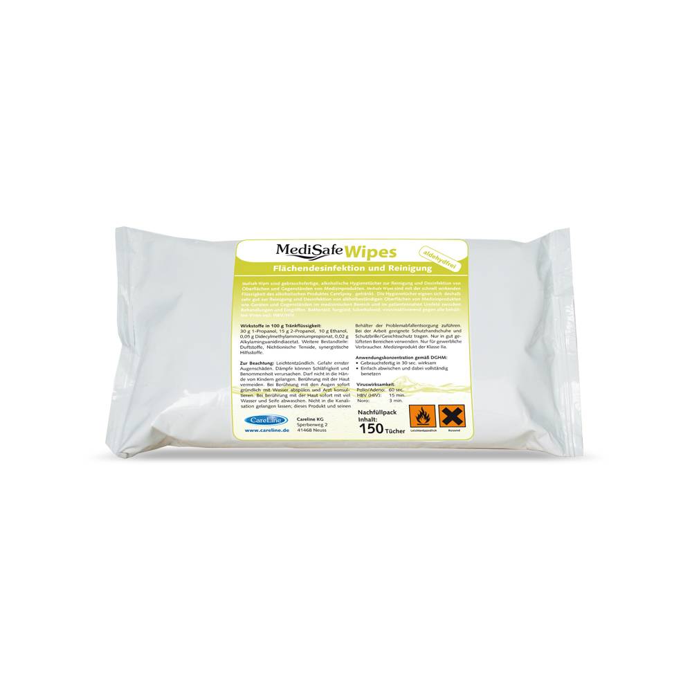 ETERNASOLID Desinfektionswipes, Nachfüllpack, 150 Tücher