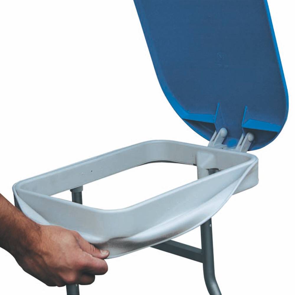 ETERNASOLID Abfallsammler 3-fach, fahrbar