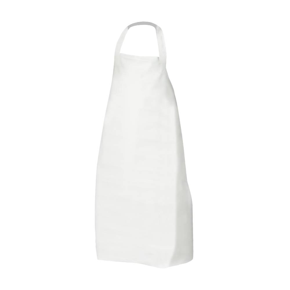 ETERNASOLID Industrie-Gummischürze, weiß, Länge: 120 cm