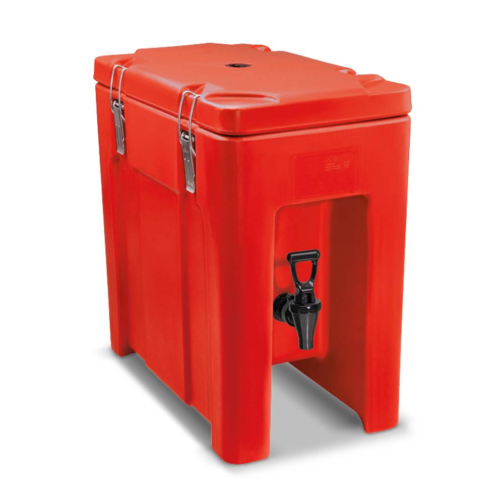ETERNASOLID ISO-Getränkebehälter QC 10, 10 Liter, Rot
