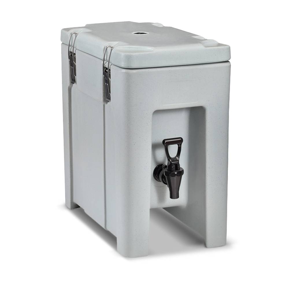 ETERNASOLID ISO-Getränkebehälter QC 10, 10 Liter, Grau-Blau Melange