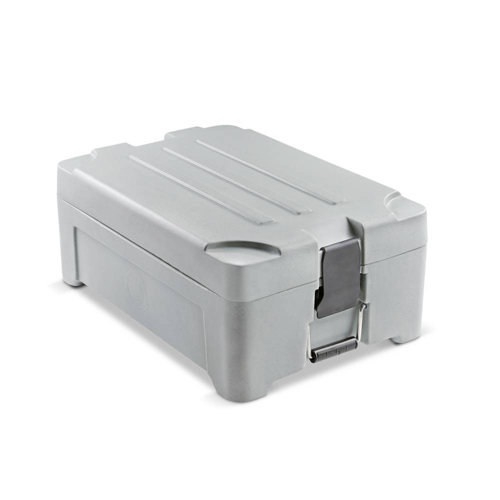 ETERNASOLID Thermobehälter AP 150, Toplader, 1/1 GN, 24,5 Liter, Grau-Blau Melange