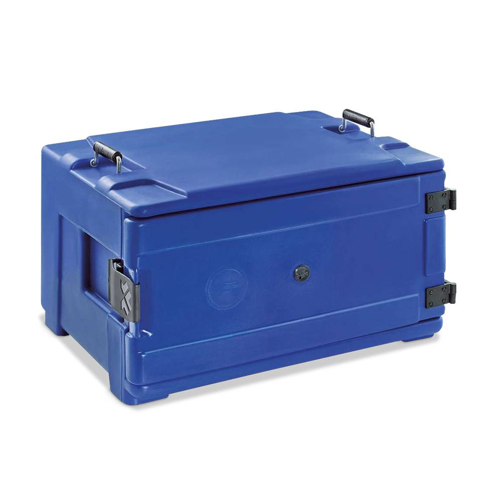 ETERNASOLID Thermobehälter AL200, Frontlader, 1/1 GN, 48 Liter, Blau