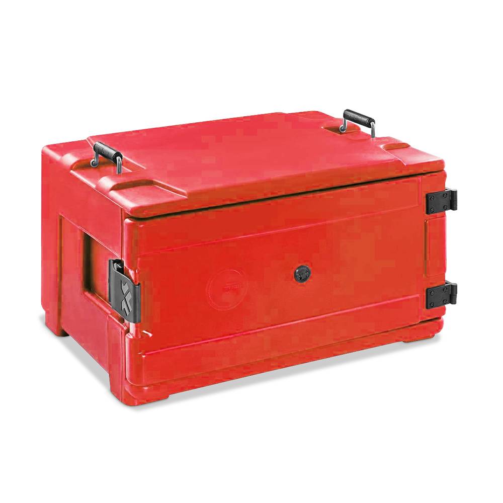 ETERNASOLID Thermobehälter AL200, Frontlader, 1/1 GN, 48 Liter, Rot