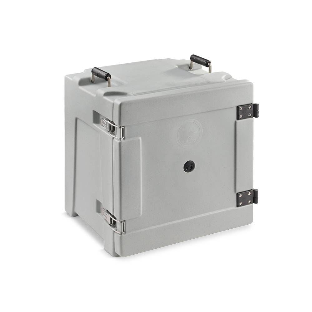 ETERNASOLID Thermobehälter AF6, Frontlader, 1/2 GN, 30,5 Liter, grau-blau Melange