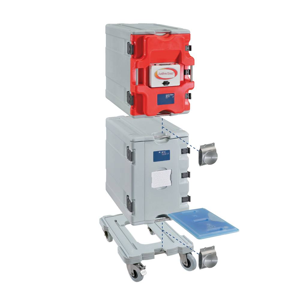 ETERNASOLID Thermobehälter AF 12, 1/1 GN, Frontlader, beheizt, 12 Einschübe