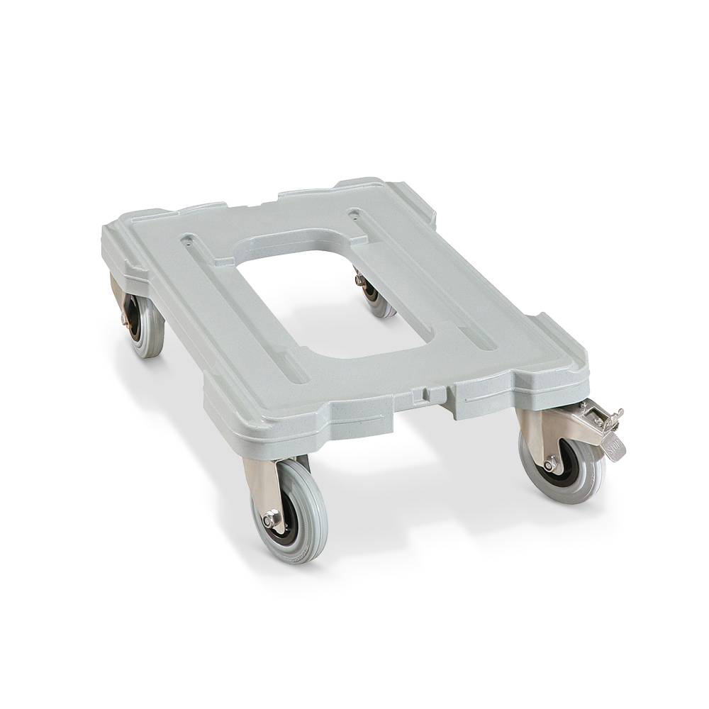ETERNASOLID Rollenuntergestell für Thermobehälter AF 12, Grau-Blau Melange