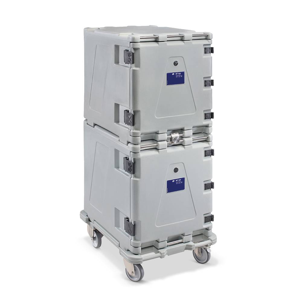 ETERNASOLID Rollenuntergestell für Thermobehälter AF 150, Grau-Blau Melange