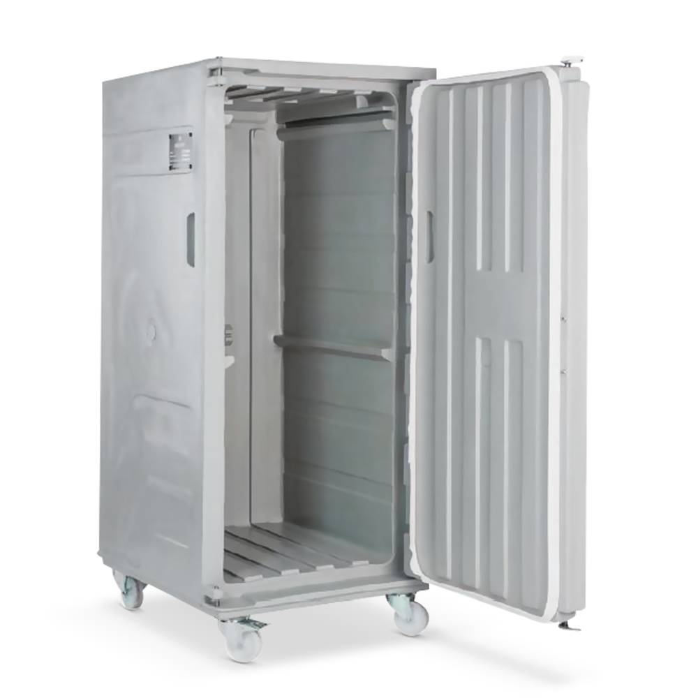 ETERNASOLID Thermobehälter Cargo 500, Frontlader, 500 Liter Kapazität, mit Rollen