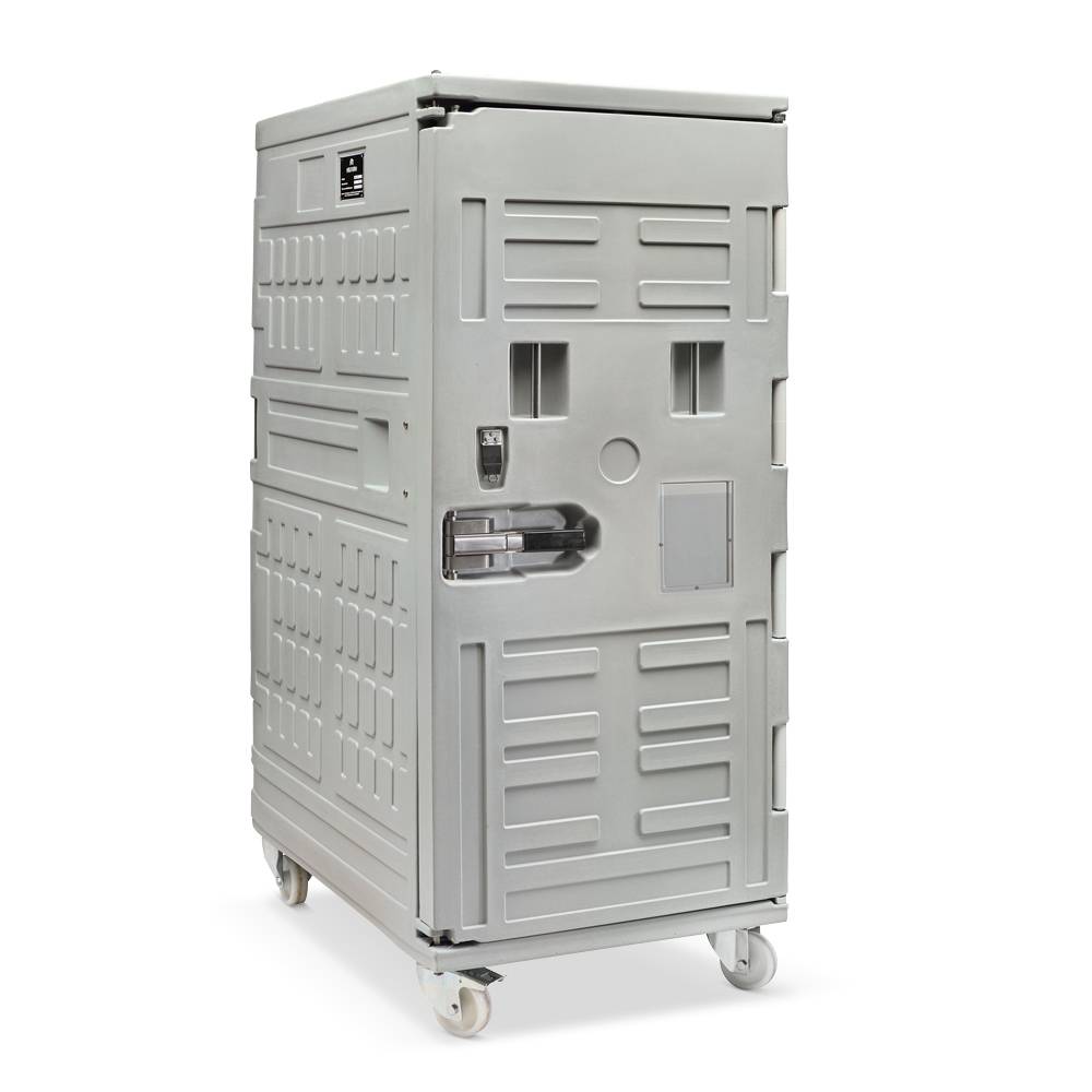 ETERNASOLID Thermobehälter Cargo 1000EU, Frontlader, 1.000 Liter Kapazität, mit Rollen