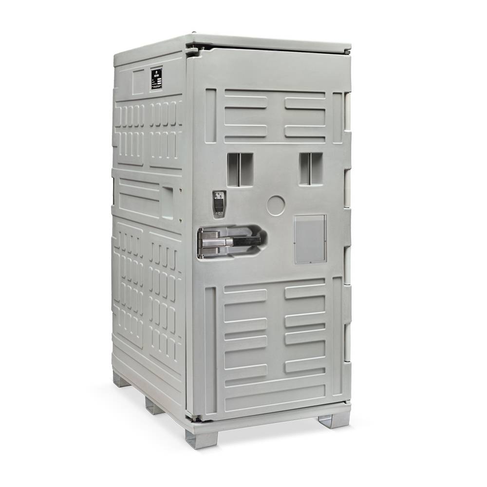 ETERNASOLID Thermobehälter Cargo 1000EU, Frontlader, 1.000 Liter Kapazität, mit Palettenfüßen