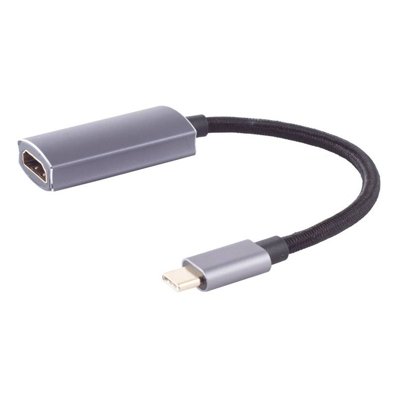 shiverpeaks-BASIC-S--Adapter, USB-Typ C Stecker auf HDMI-A Buchse, 4K60Hz, ProX, 0,10m