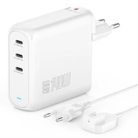 4smarts - Netzteil - 140 Watt - 5 A - Fast Charge, PD 2.0, PD 3.0, QC 3.0, QC 4+, Super Charge, Power Delivery 3.1, Appl 4smarts - Netzteil - 140 Watt - 5 A - Fast Charge, PD 2.0, PD 3.0, QC 3.0, QC 4+, Super Charge, Power Delivery 3.1, Appl