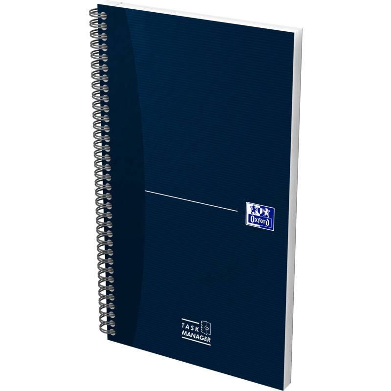 Oxford Office Essentials TaskManager, 141 x 246 mm, blau