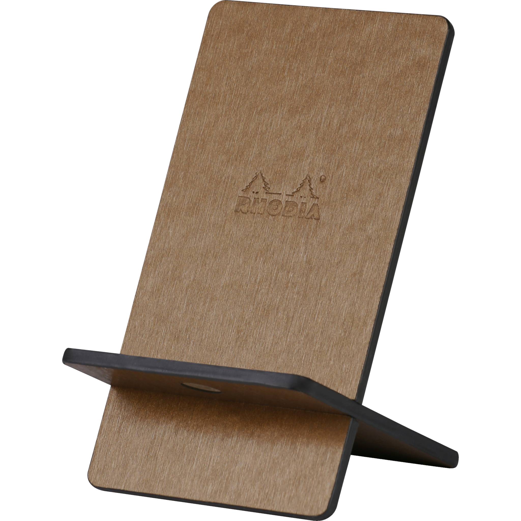 Rhodia Handyhalter italienischem Kunstleder 13x8x8,5 cm Bronze 194404C