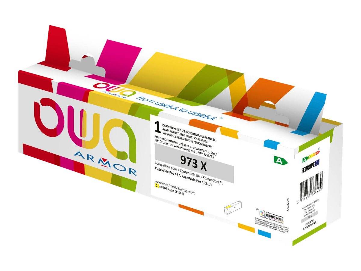ARMOR - OWA - 110 ml - Gelb - kompatibel - Box - wiederaufbereitet - Tintenpatrone (Alternative zu: HP 973X)